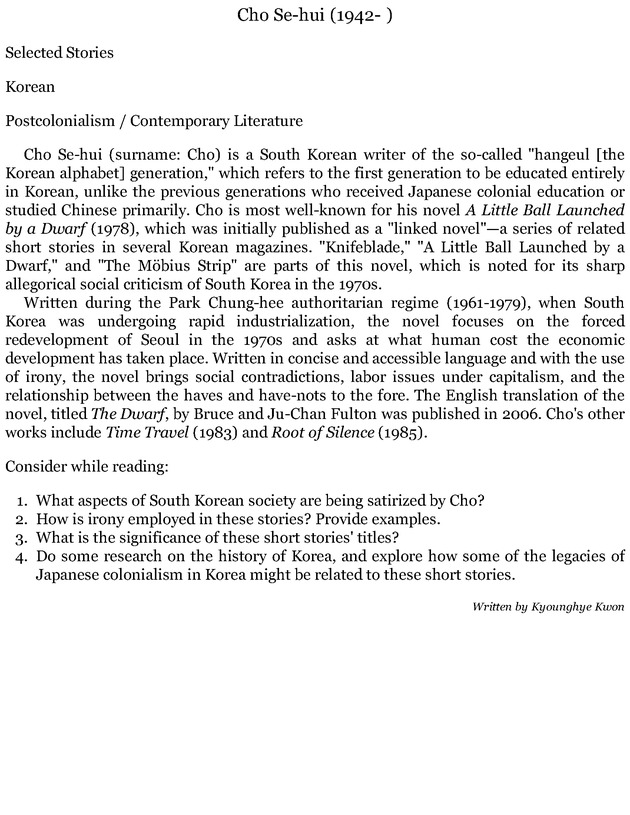 Compact Anthology of World Literature II: Volumes 4, 5, and 6 - Page mmcvii